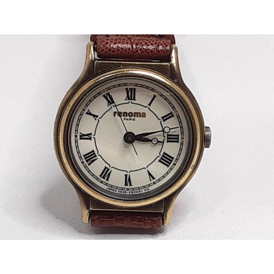 レノマ renoma レディース 腕時計 3630-365381 アイボリー ブラウン 茶
