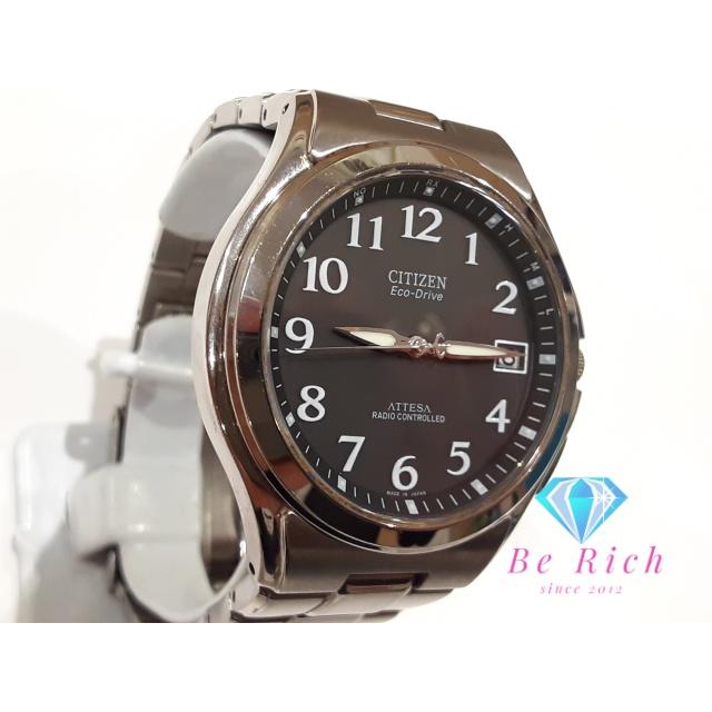 CITIZEN シチズン アテッサエコドライブ 購入 H110チタン メンズ 電波