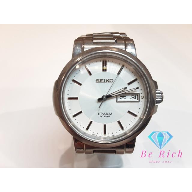 SEIKO（セイコー） スピリット メンズ 腕時計 デイデイト 7N43-7B80 白 