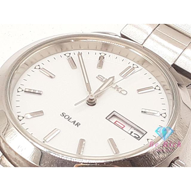 SEIKO（セイコー） ソーラー デイデイト メンズ 腕時計 4A5G1 白
