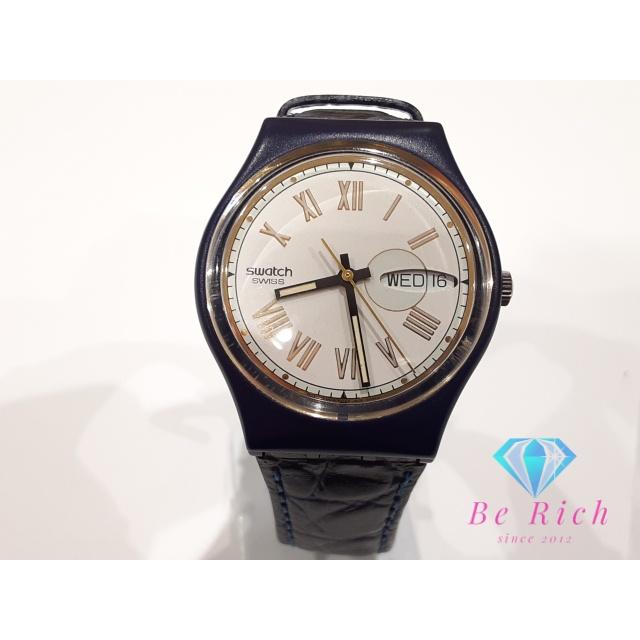 Swatch（スウォッチ） デイデイト 腕時計 S17 8727 白 ホワイト 紺