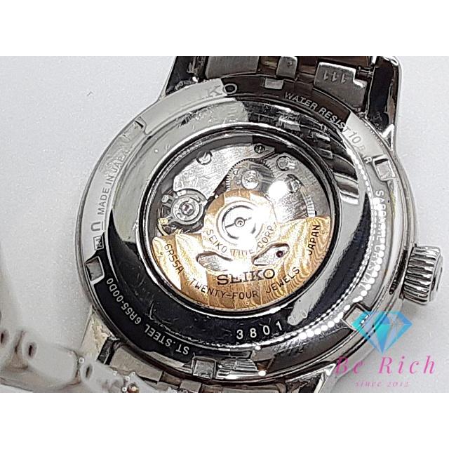 【ジャンク品】SEIKO セイコー　プレサージュデイデイト 自動巻き SEIKO（セイコー） プレサージュ デイト 自動巻き メンズ 腕時計 6R55