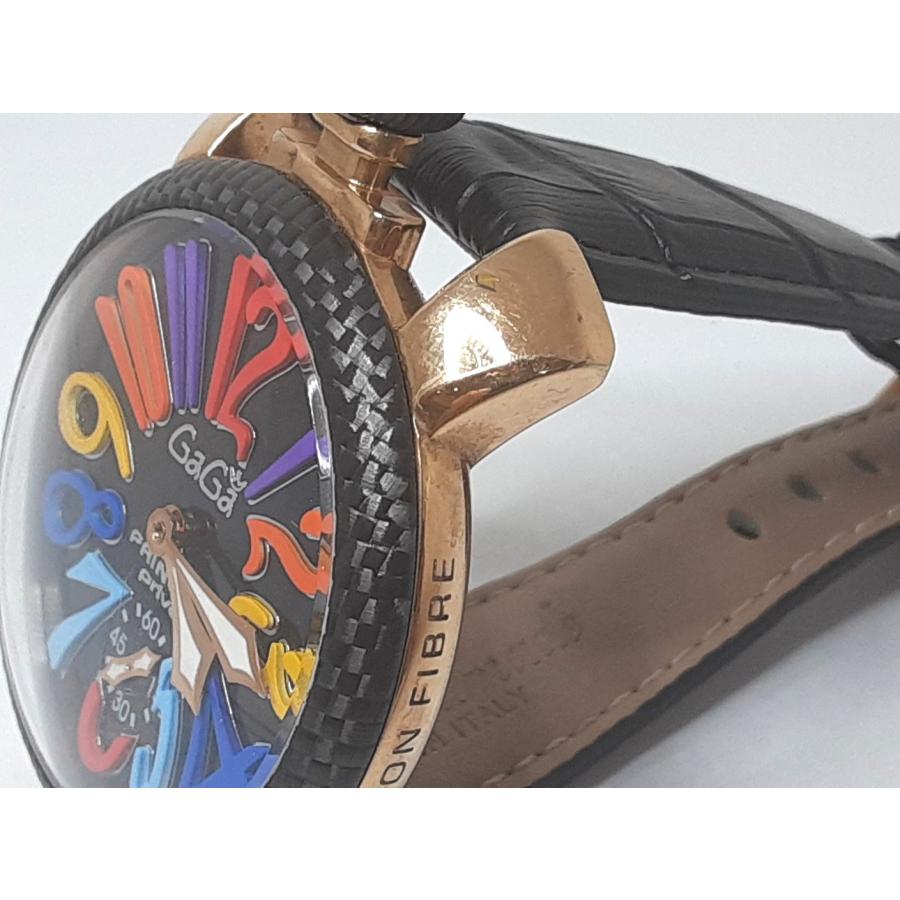 マヌアーレ ガガミラノ GAGA MILANO 48 MM 手巻き メンズ 腕時計