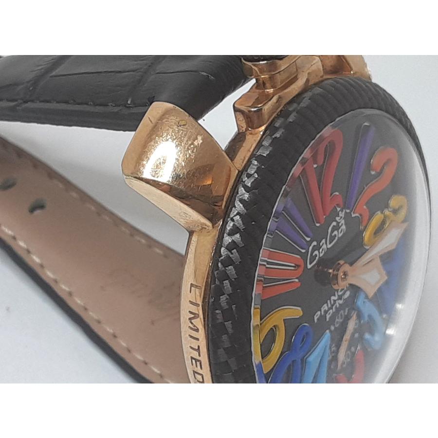 マヌアーレ ガガミラノ GAGA MILANO 48 MM 手巻き メンズ 腕時計