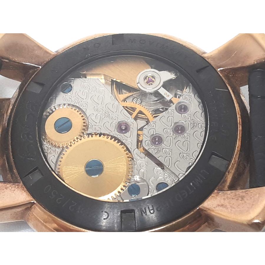 マヌアーレ ガガミラノ GAGA MILANO 48 MM 手巻き メンズ 腕時計