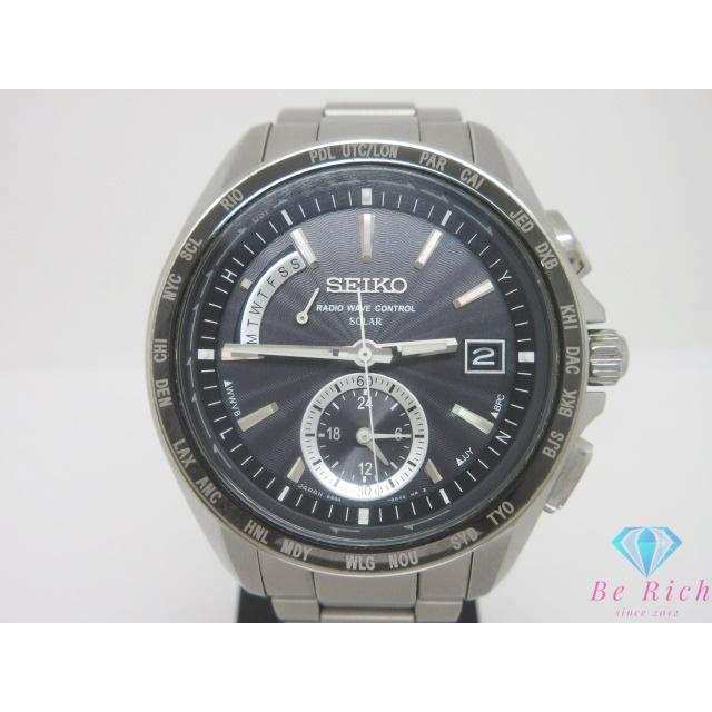 ソーラー、電波】SEIKO セイコー ブライツ ワールドタイム チタニウム