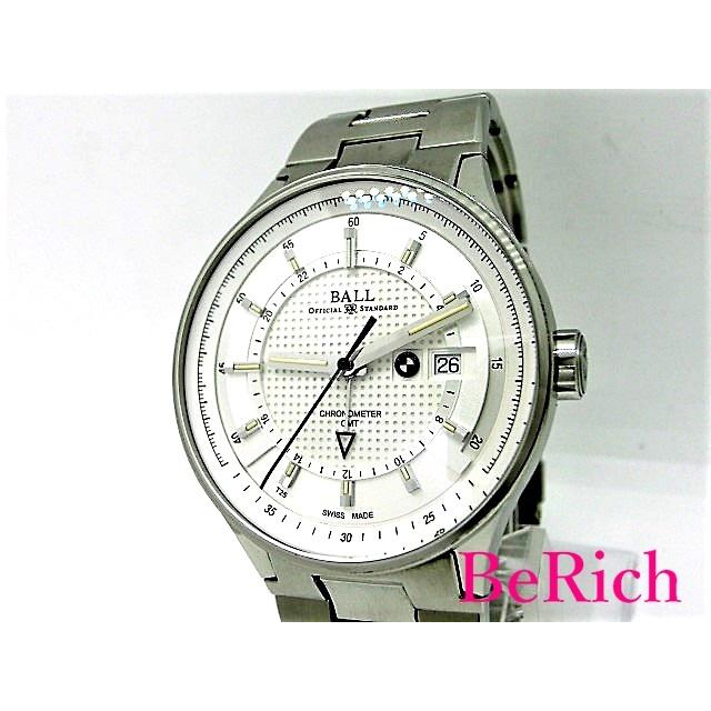 正式的 値下げ 5 Off 美品 Mk2462 中古 送料無料 Ball シルバー文字盤 Ss 自動巻き 100ｍ防水 デイト 腕時計 メンズ Gm3010c Bmw ボールウォッチ メンズ腕時計