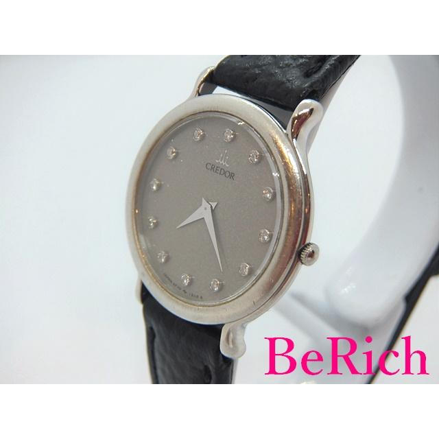 CREDOR セイコー クレドール SEIKO 2F70-0370 12P ダイヤ Pt900 CREDOR セイコー クレドール SEIKO 2F70-0370 12P ダイヤ Pt900