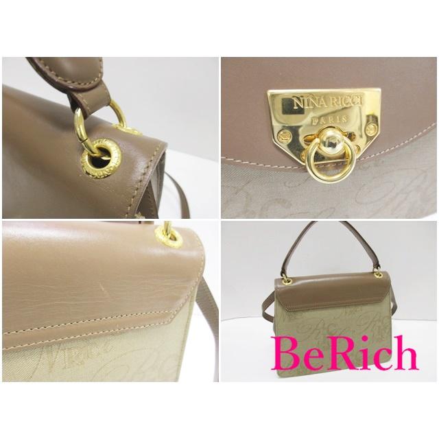 NINA RICCI ニナリッチ 2way ショルダーバッグ ハンドバッグ NINA RICCI ニナリッチ 2way ショルダーバッグ ハンドバッグ