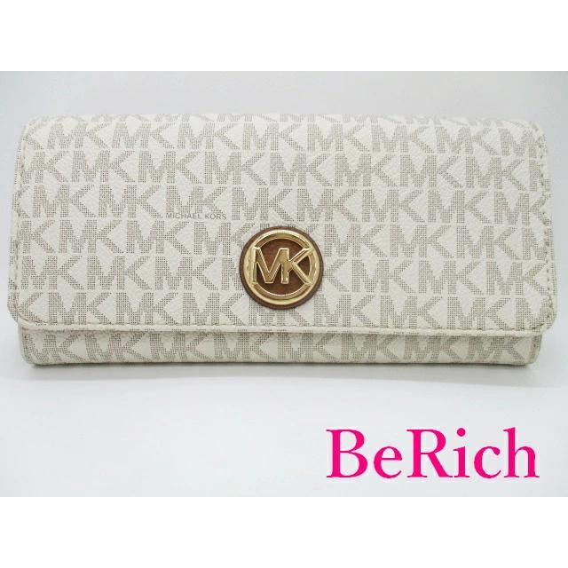 MICHAEL KORS（マイケルコース） 長財布 35FBGFTE1B 白 ホワイト PVC