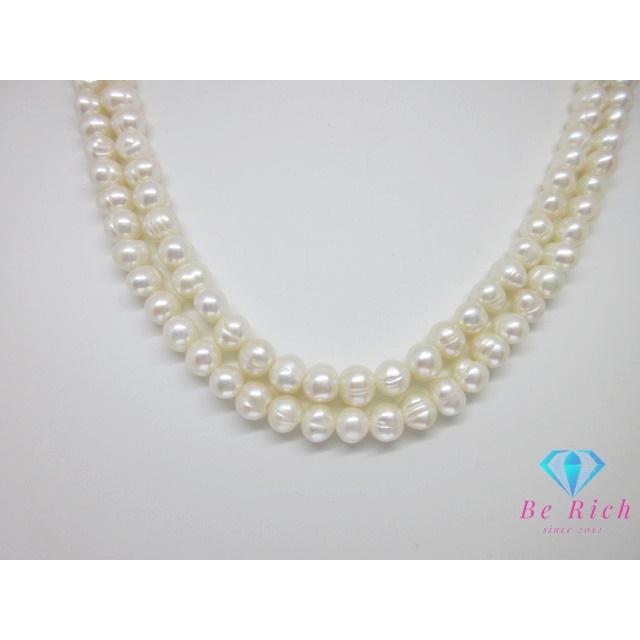 淡水 バロックパール ネックレス K14