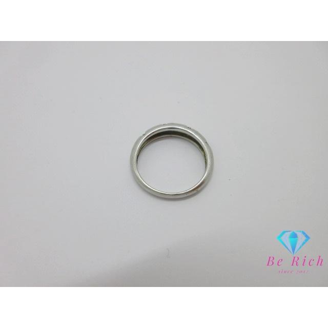 Pt900 プラチナ サファイア 0.10ct ダイヤモンド 0.17ct 付 デザイン 