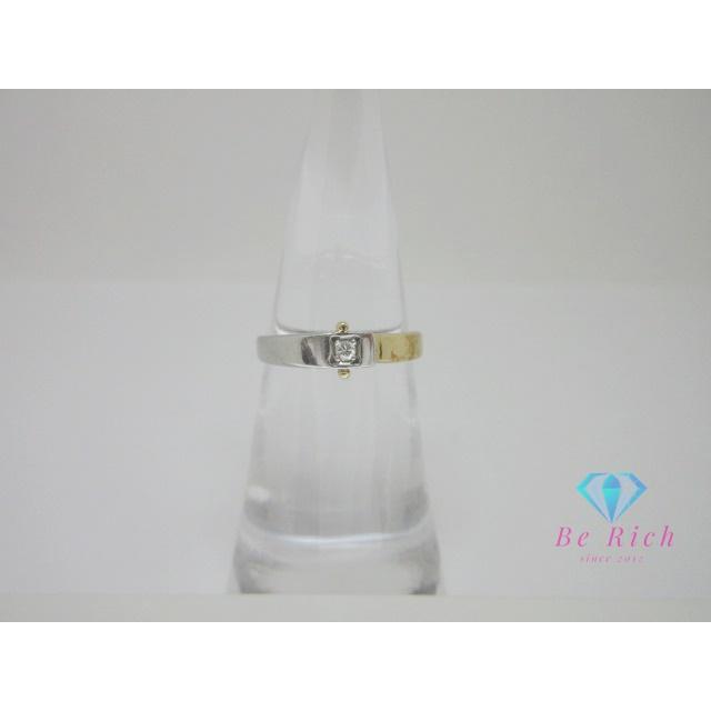 K18 18金　750 pt900 リング　指輪　9号 K18 18金750 pt900 リング指輪9号