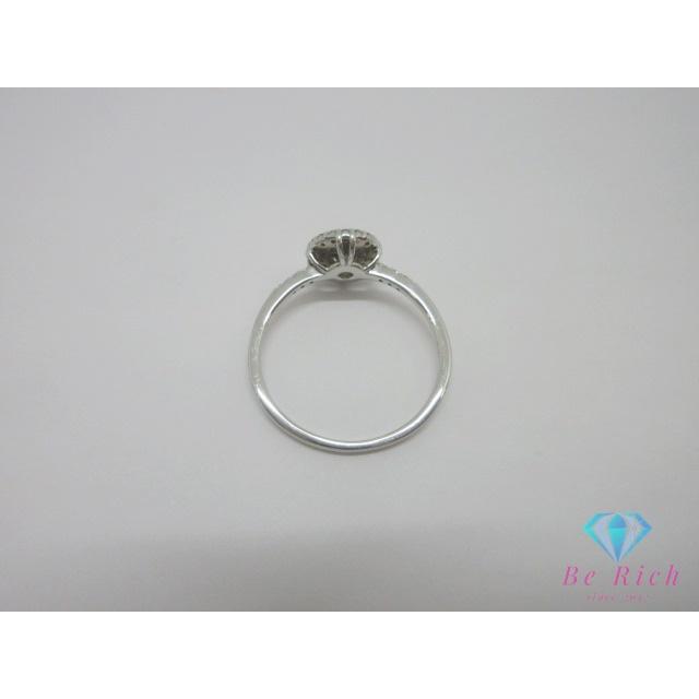 Pt950 プラチナ パライバトルマリン 0.02ct ダイヤモンド 0.18ct 付 