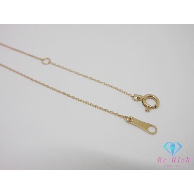 K18 PG ダイヤモンド 0.07ct 付 デザイン ネックレス ペンダント 18金 750 ピンク ゴールド 宝石 ジュエリー【中古】【送料無料】 th14304