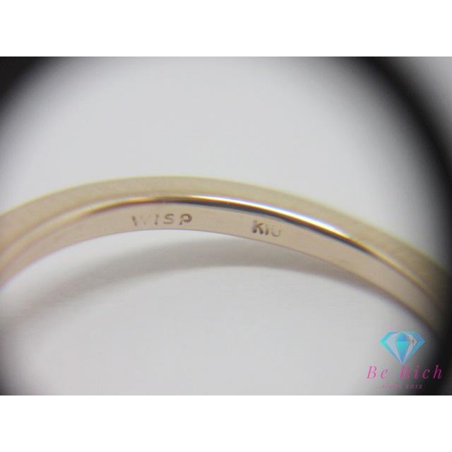 WISP ウィスプ K10 PG ダイヤモンド 0.03ct 付 デザイン ピンキー