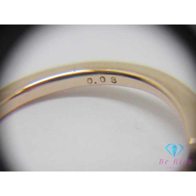 WISP ウィスプ K10 PG ダイヤモンド 0.03ct 付 デザイン ピンキー