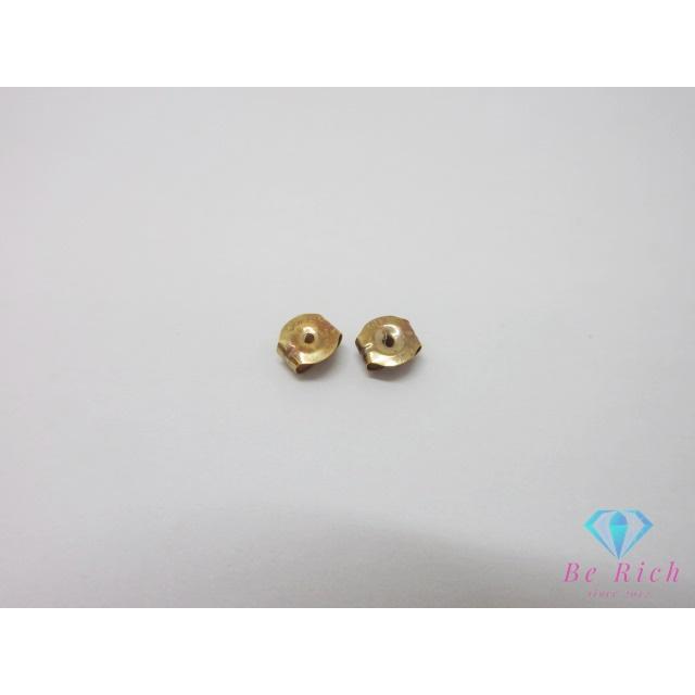 K18 YG カラーストーン 付 デザイン スタッド ピアス 18金 750 宝石 ジュエリー アクセサリー【中古】th14468_4