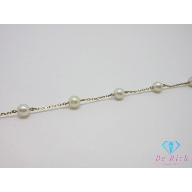 K14 パール ゴールド　ブレスレット MIKIMOTO（ミキモト） MIKIMOTO K14 YG ベビーパール 真珠 5mm 珠 付