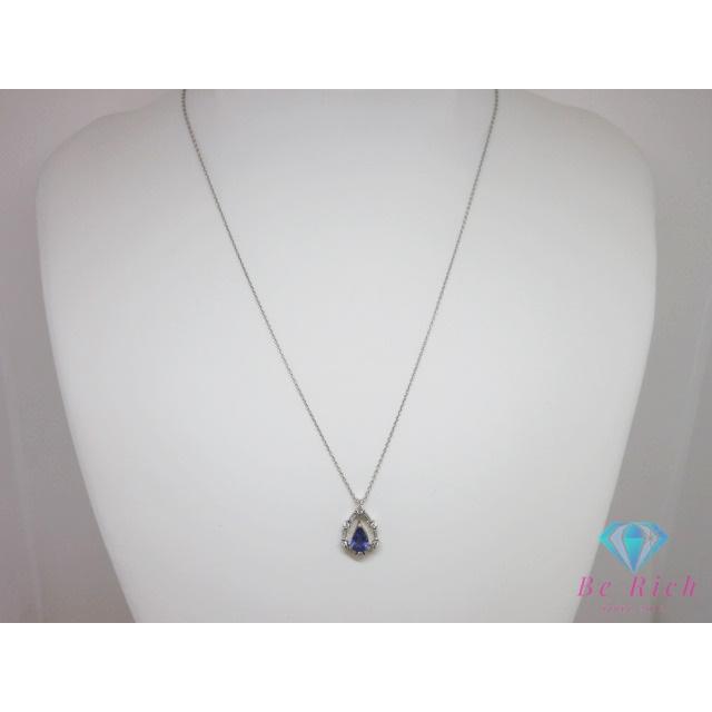 K18 YG Pt850 Pt900 プラチナ タンザナイト 0.64ct ダイヤモンド 0.20 