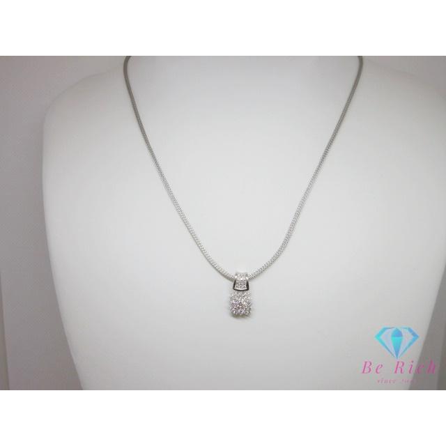 星の砂 HOSHI no SUNA プラチナ Pt900 K18 WG ダイヤモンド 0.61ct 付 ネックレス ペンダント 18金 750 メレ【中古】【送料無料】 th14748_1