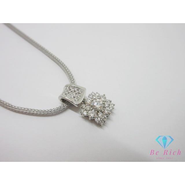 星の砂 HOSHI no SUNA プラチナ Pt900 K18 WG ダイヤモンド 0.61ct 付 ネックレス ペンダント 18金 750 メレ【中古】【送料無料】 th14748_6