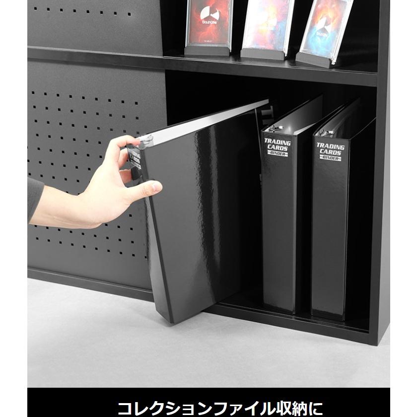 アウトレット Bauhutte (バウヒュッテ) トレカ収納ラック BHS-0375TR-BKの画像