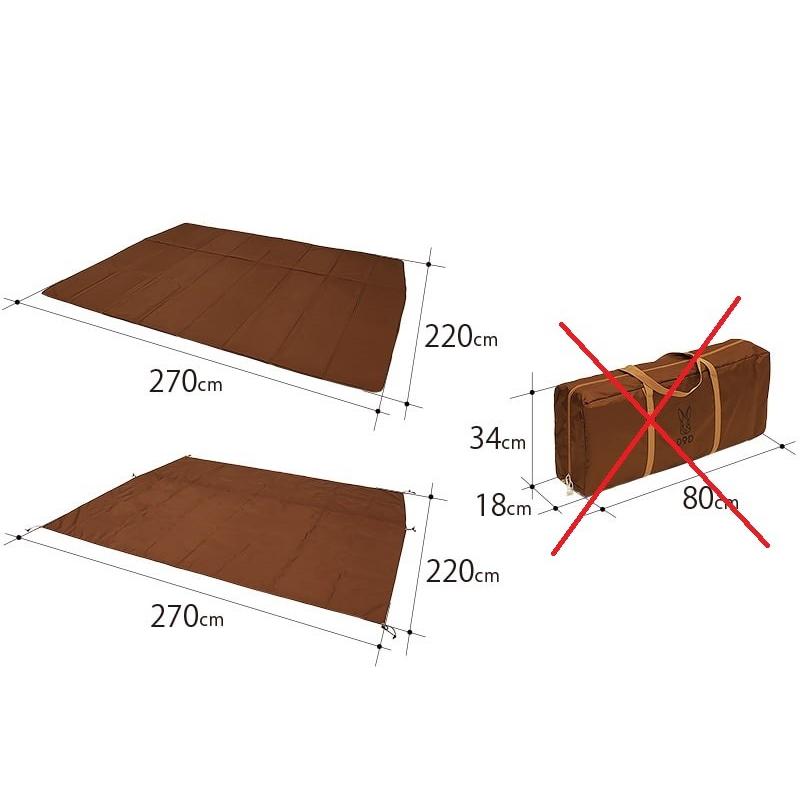 アウトレット　ディーオーディー ( DOD ) 　TM5-704　カマボコテント3M用マットシートセット｜be-s-outletstore｜02
