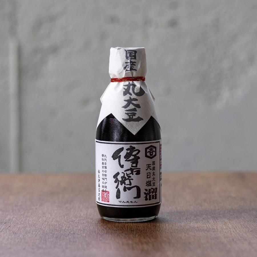 伊藤商店 無添加たまり醤油 「傳右衛門溜」杉桶3年熟成 200ml 送料無料 | 