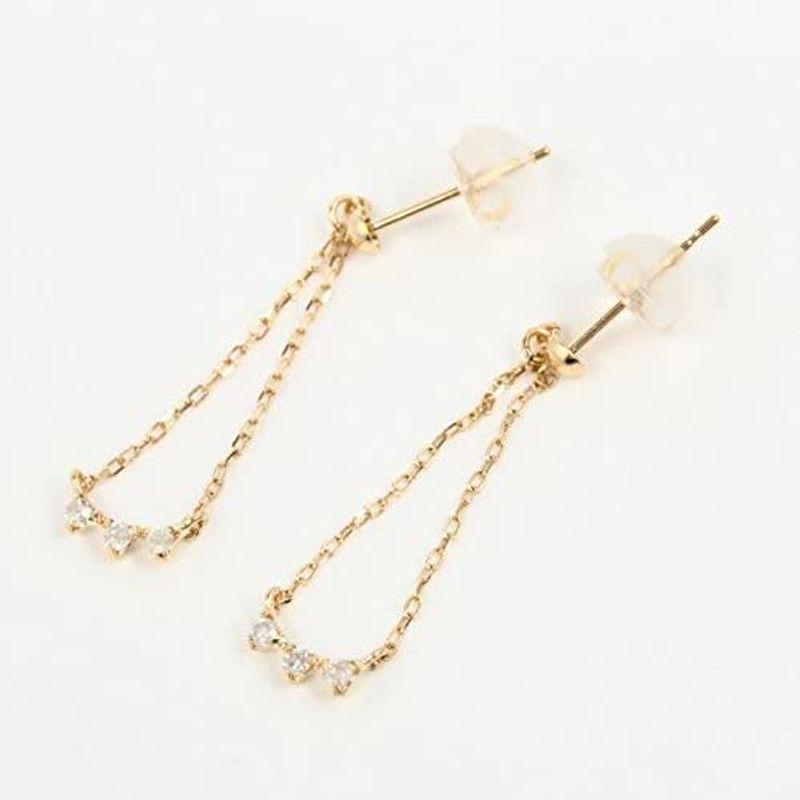 一番人気物一番人気物⭐️K18 クローバーのぷっくりピアス！18金 幸せ