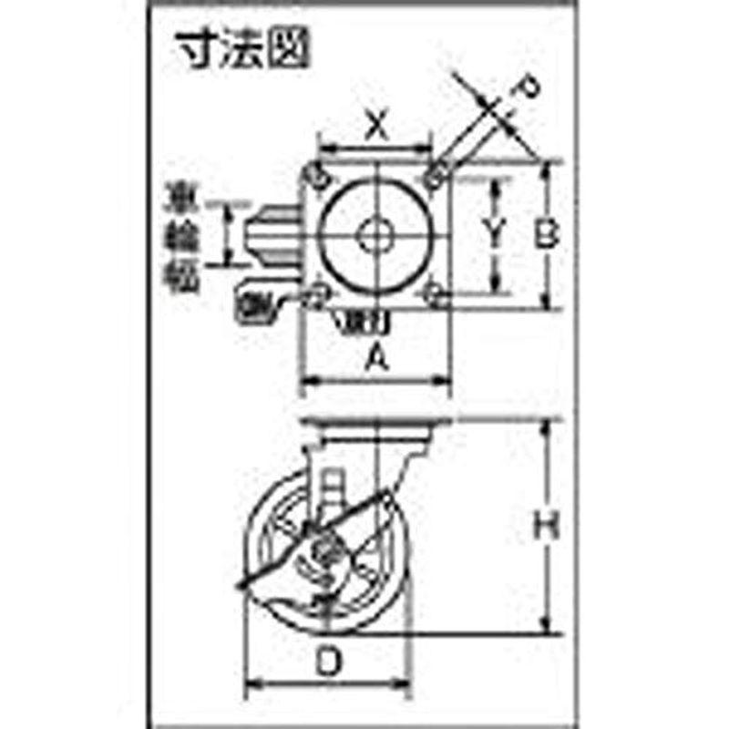 シシク　ステンレスキャスター　自在ウレタンブレーキ付　SUNJB150POTH