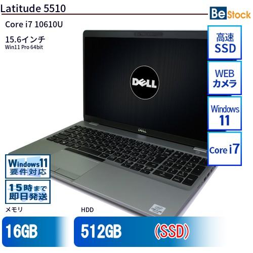 DELL（デル） 中古 ノートパソコン 15インチ Latitude 5510 5510 Core