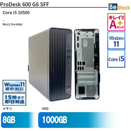 日本HP 中古 デスクトップ HP ProDesk 600 G6 SFF 235T3PA Core i5