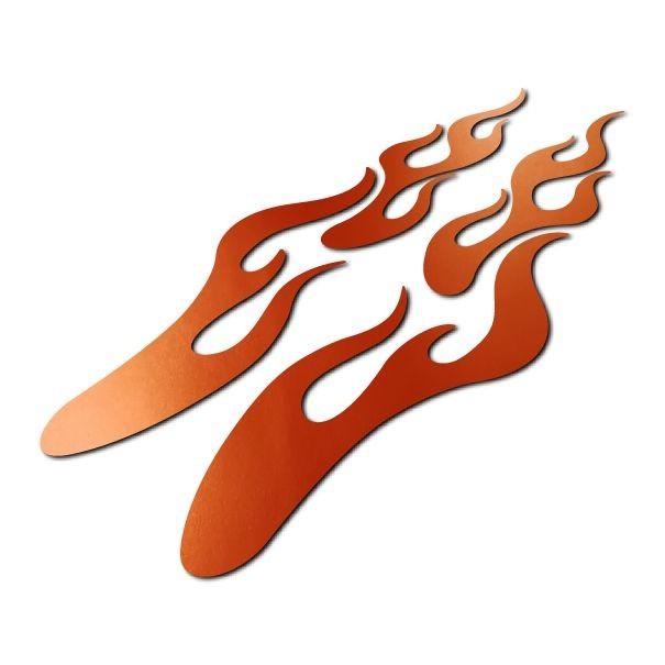 車・バイク用ファイヤーパターンカッティングステッカー フレイムス C