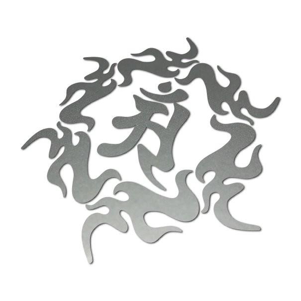 梵字ステッカー火焔光背守護梵字 D アン 普賢菩薩 辰 巳 銀 W D Silver ステッカー通販のベアーズワーク 通販 Yahoo ショッピング