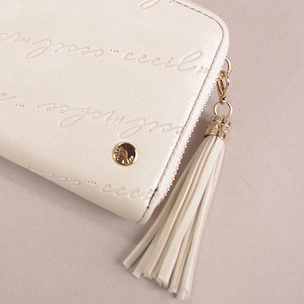 ブランド雑貨総合 Cecil Bee セシルマクビー ラウンドファスナー長財布 リーチェ オフホワイト Mc 長財布 ギフト包装 希望する 無料 Www Votanistas Com