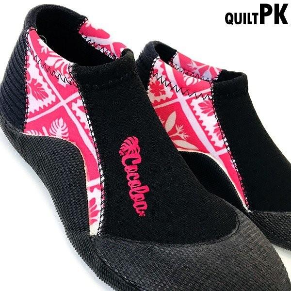 ガル GULL マリンシューズ ショートミューブーツ 黒 ピンク レディース