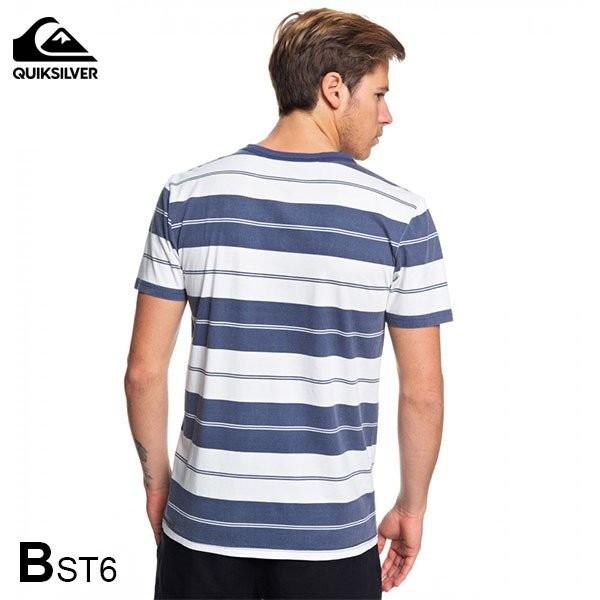 Quiksilver（クイックシルバー） メンズ ボーダー Tシャツ 半袖