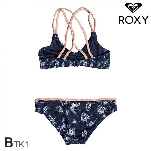 ROXY（ロキシー） 水着 ビキニ キッズ ビキニセット 花柄 ハワイアン 
