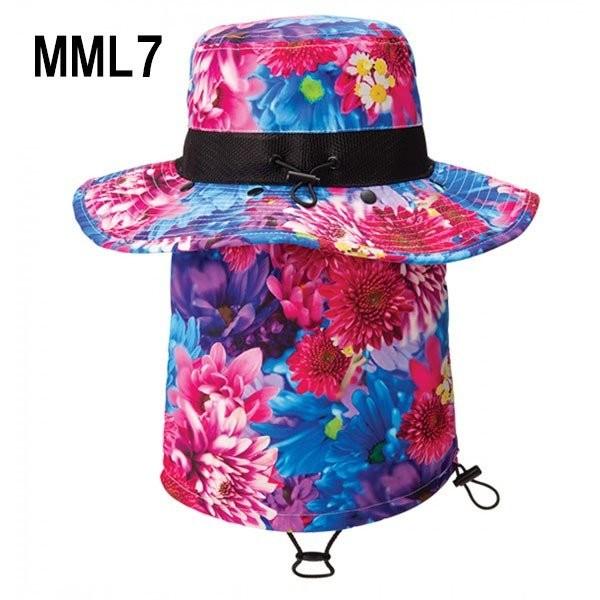 花柄サーフハット 美品】 サーフ ハット 帽子 花柄 レトロ sunwardbound - メルカリ