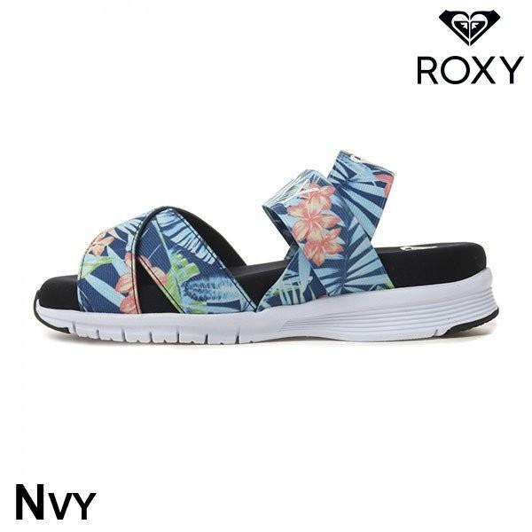 カワイィ　24cm ROXY サンダルレディース　ブラック　クロスデザイン ROXY ロキシー サンダル クロスバンド レディース 女性 人気