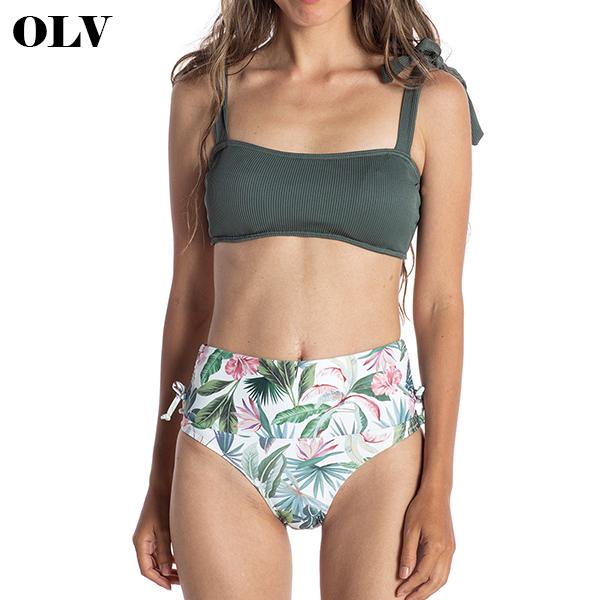 ロキシー 水着 新作 ビキニ 女性 通販 人気ブランド かわいい ビーチ リゾート ナイトプール レンガ色 緑 ボタニカル柄 テラコッタ オリーブ ｍ Roxy Rsw Rx21 Rsw 水着 サーフカジュアルbeachdays 通販 Yahoo ショッピング