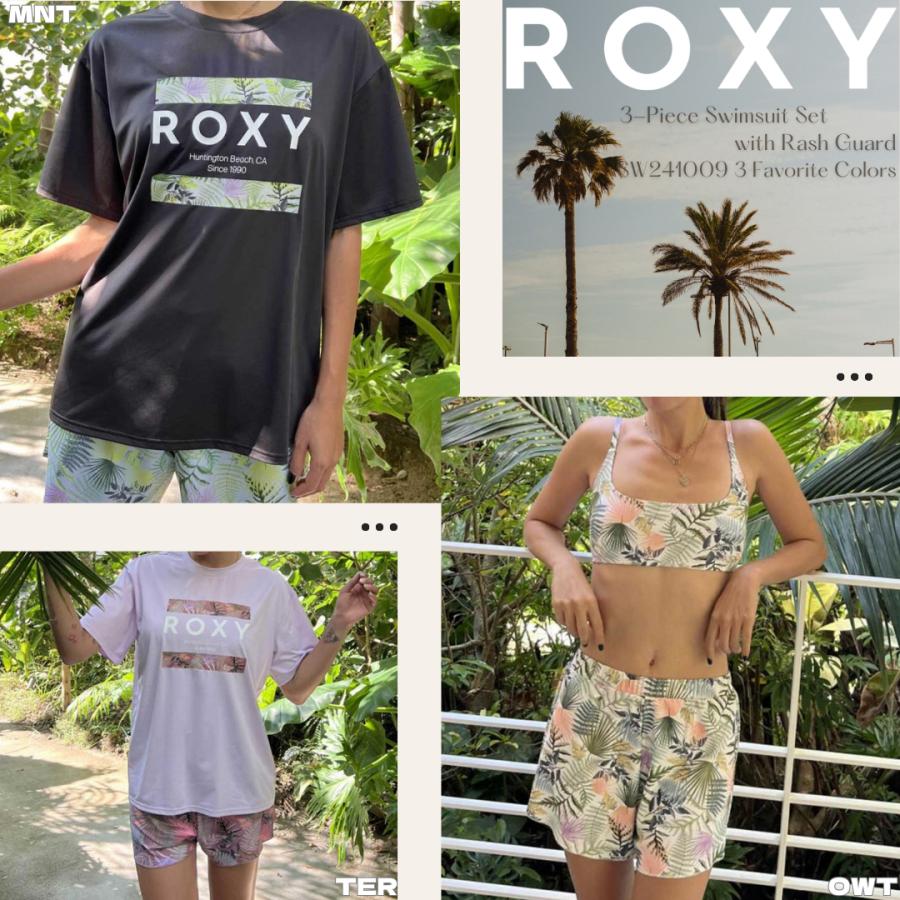 ROXY スイムウェア　ラッシュTシャツセット ROXY 20 ロキシー 水着 SUNSHINE スイムウェア 3点セット