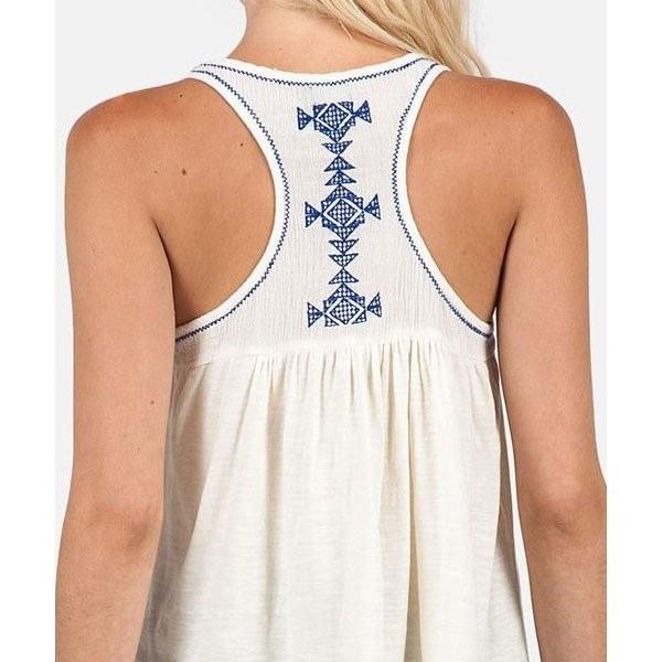 ボルコム 人気ブランド レディース タンクトップ 夏 かわいい ノースリーブ カジュアル ガーゼ SIDE NOTE TANK 白 ホワイト VOLCOM B0131514_4