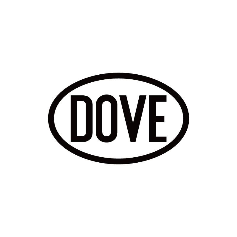 DOVE ダブ クラシックステッカー モノトーン (大) ウエットスーツ