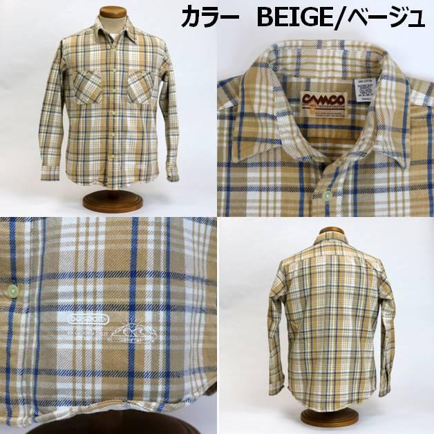 CAMCO（カムコ） 送料無料 Bo Sport フランネルシャツ CAMCO BS21F