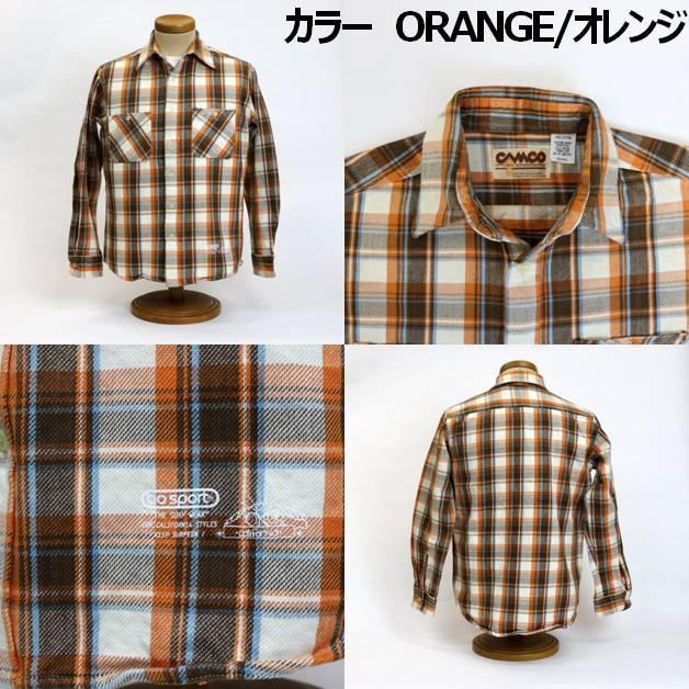 CAMCO（カムコ） 送料無料 Bo Sport フランネルシャツ CAMCO BS21F