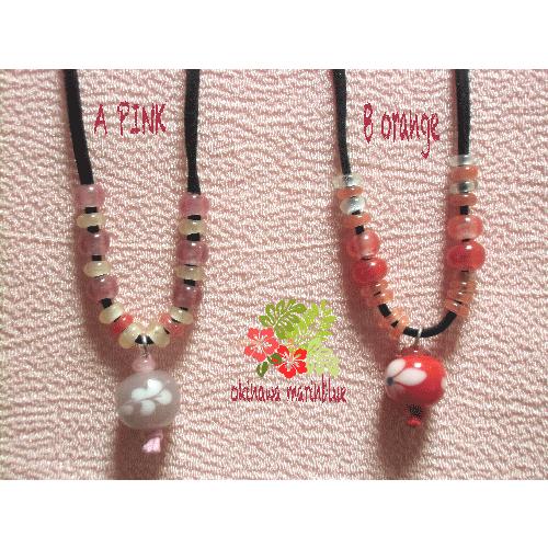 トンボ玉ネックレス 沖縄アクセサリー 沖縄ネックレス 沖縄工芸品 沖縄