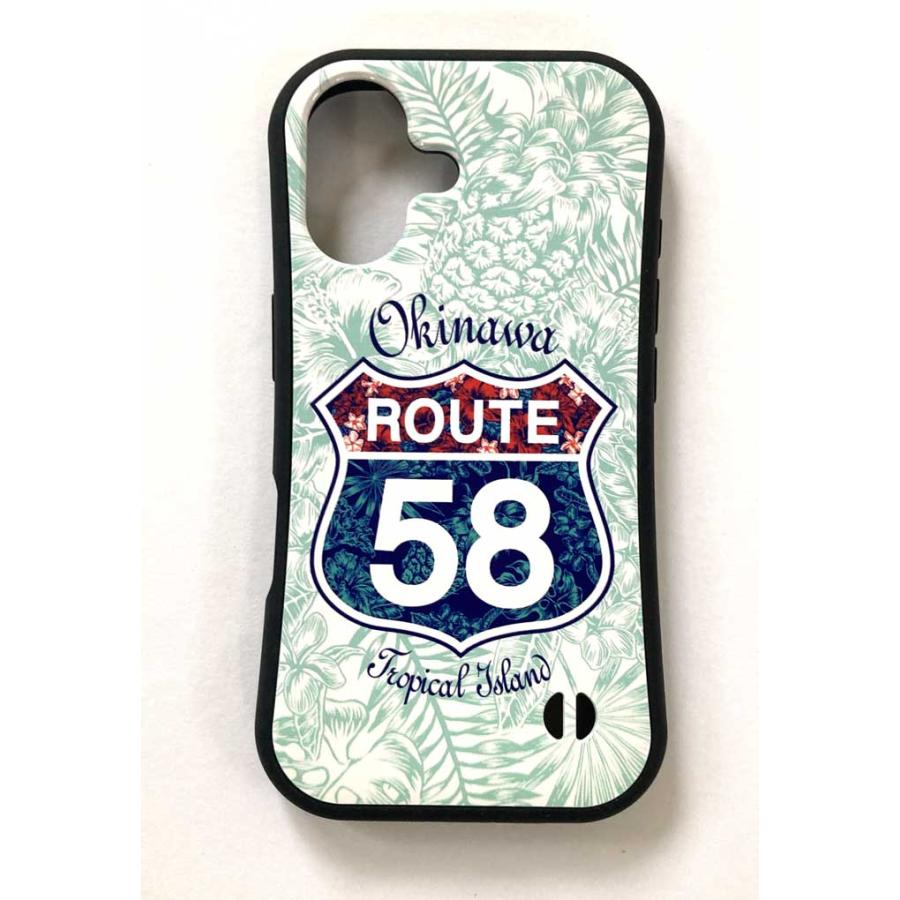 沖縄スマホケースiPhone16 専用ケース 58号線 ルート58 : okinawa
