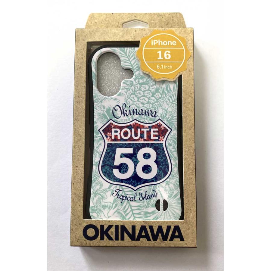 沖縄スマホケースiPhone16 専用ケース 58号線 ルート58 : okinawa
